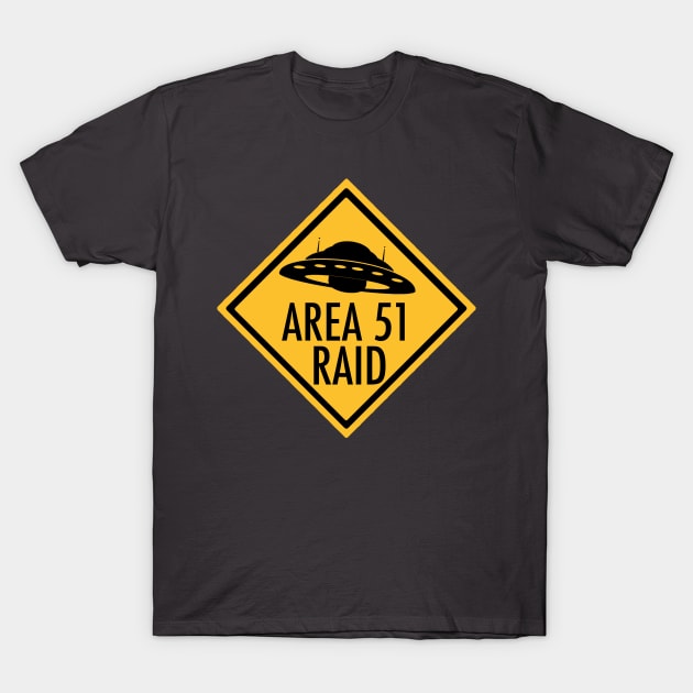 Area 51 Raid T-Shirt by yukiotanaka